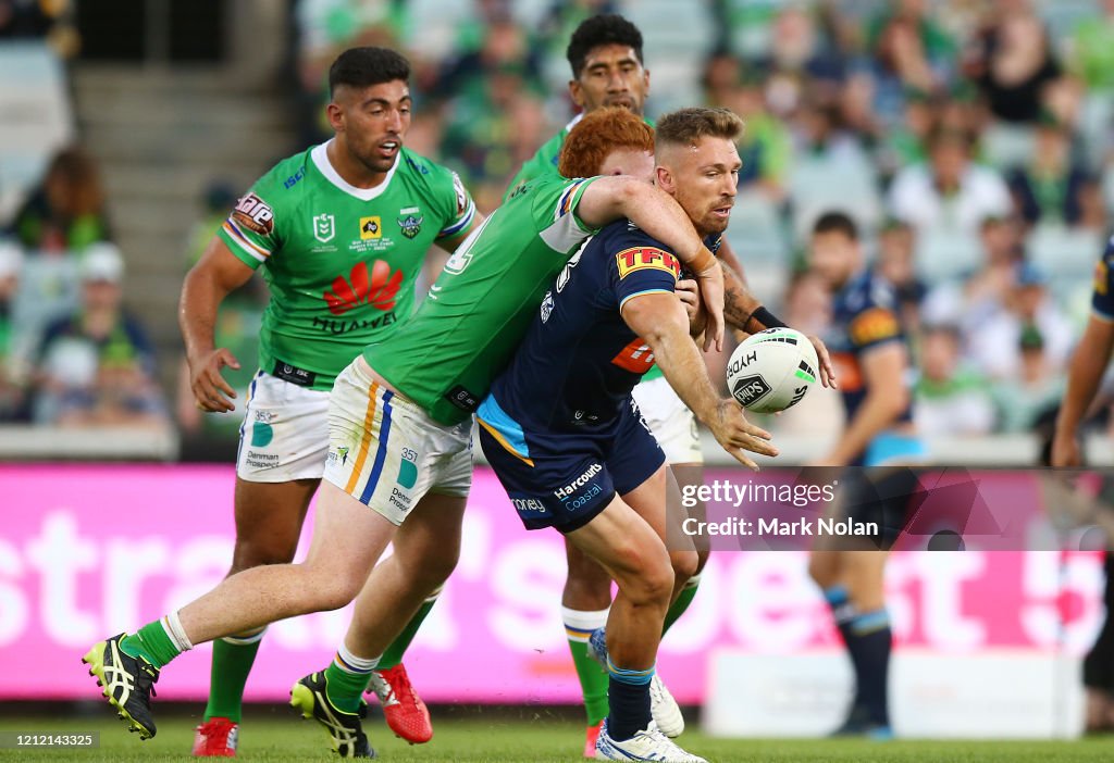 NRL Rd 1 - Raiders v Titans