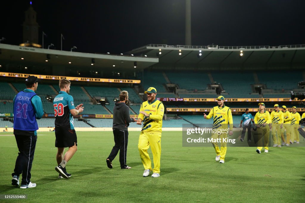 Australia v New Zealand - ODI Game 1