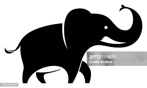 elephant character - elephant stock illustrations