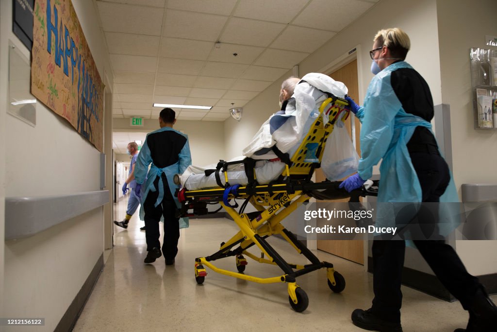 Health Care Professionals Treat Coronavirus Patients On The Acute Care Floor Of Harborview Medical Center