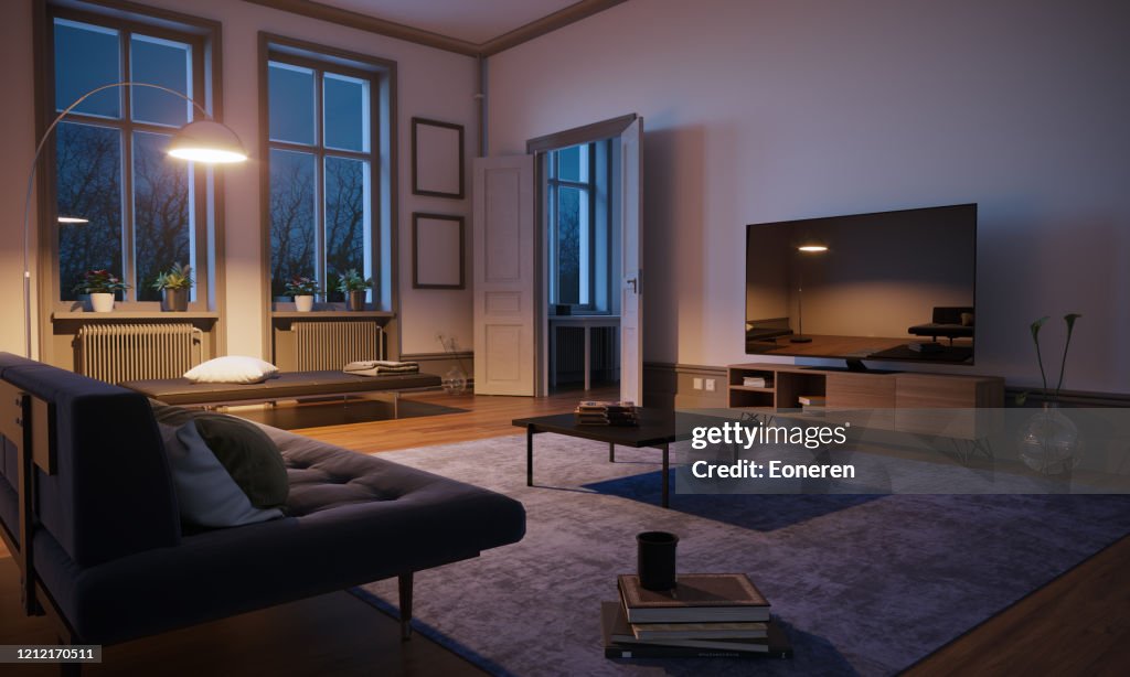 Skandinavischer Stil Wohnzimmer Interieur