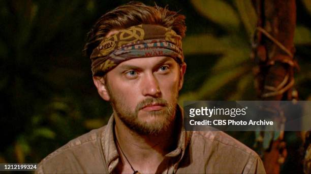 "The Penultimate Step of the War" - Nick Wilson at Tribal Council on the two-hour Thirteenth episode of SURVIVOR: WINNERS AT WAR, airing Wednesday,...