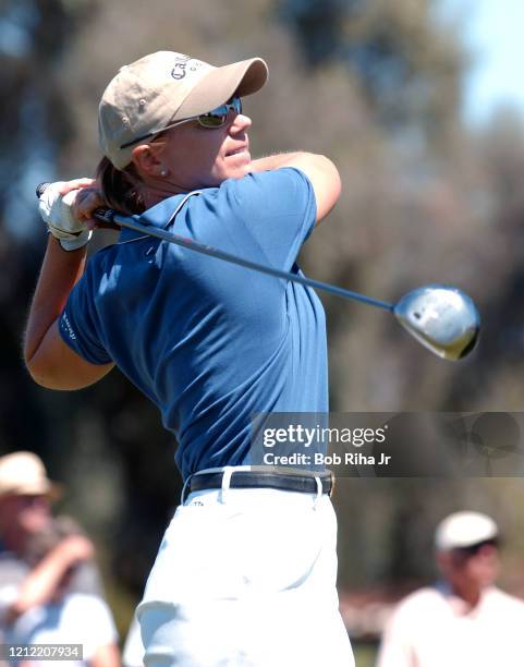 Golfer Annika Sorenstam during 2nd Round action at the LPGA Kraft Nabisco Championship, March 28, 2003 in Rancho Mirage, California.