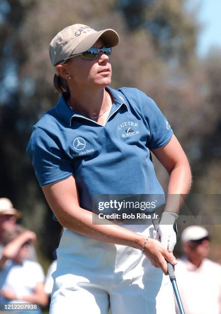 Golfer Annika Sorenstam during 2nd Round action at the LPGA Kraft Nabisco Championship, March 28, 2003 in Rancho Mirage, California.