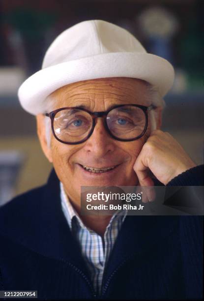Television show creator Norman Lear at his home, February 27, 1984 in Los Angeles, California.