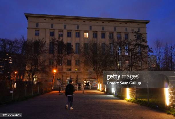 The Berghain club, which is temporarily closed, stands on March 13, 2020 in Berlin, Germany. Berlin authorities are temporarily shuttering concert...