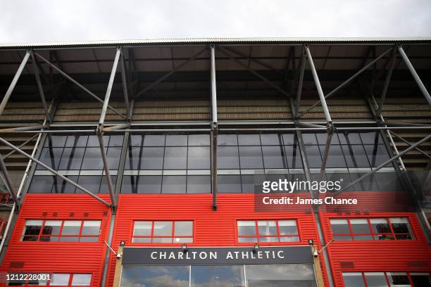 General view of the Valley, home of Charlton Athletic as all EFL Football matches are postponed until April 3rd due to the Coronavirus Covid-19...