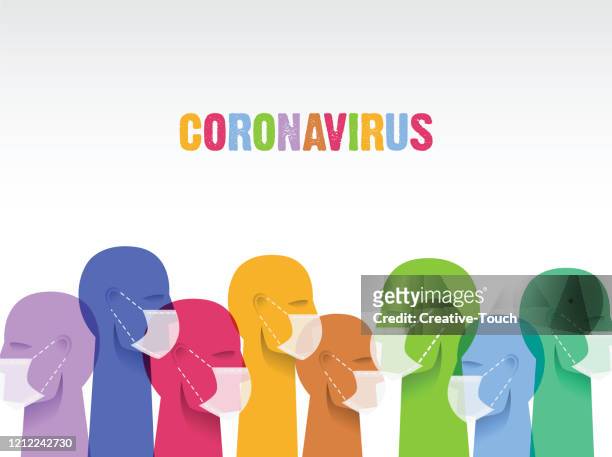 virus and social areas - cold virus stock illustrations
