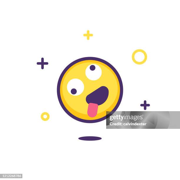 emoticon design with sparks and stars - odd couples stock illustrations