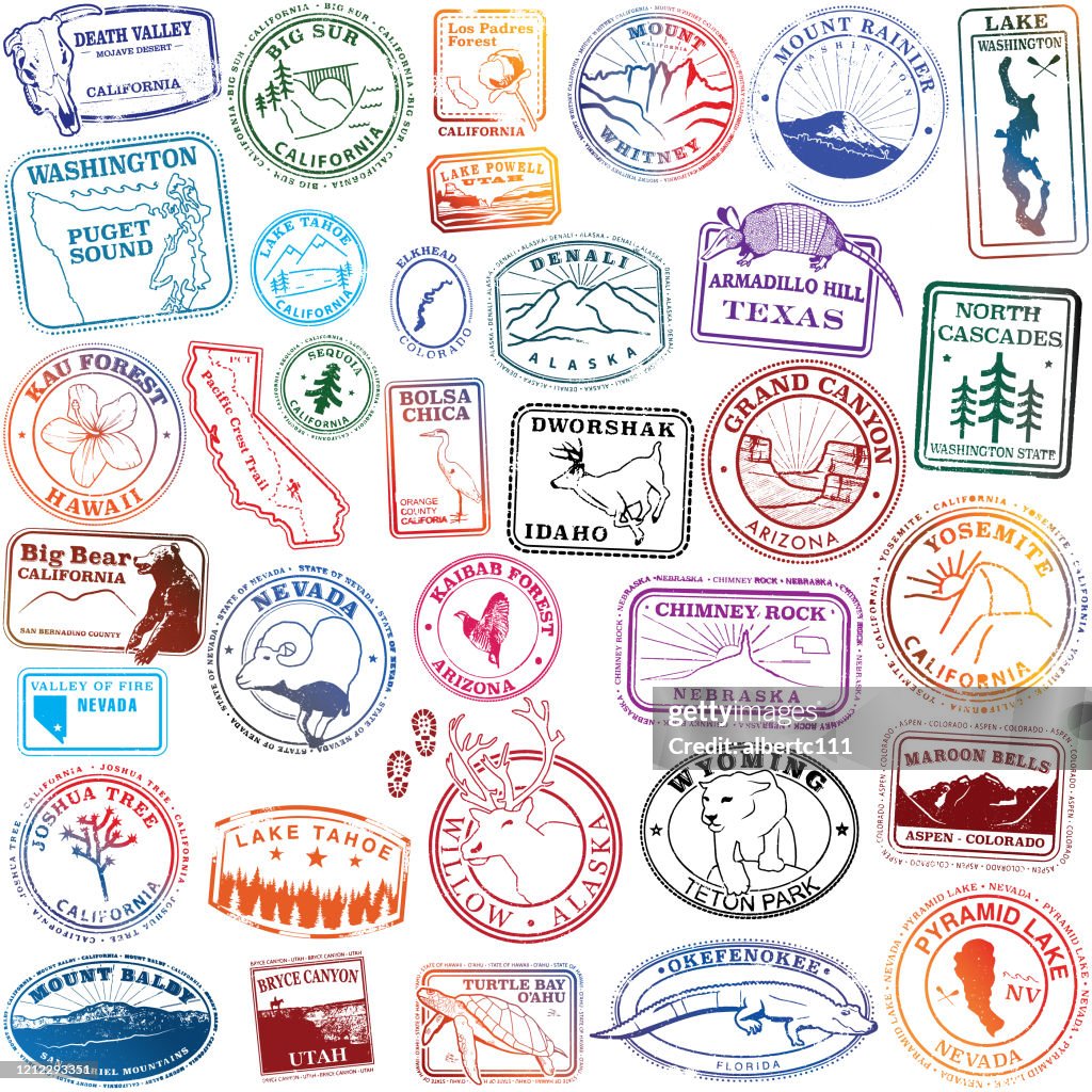 United States Natural Landmark Stamps
