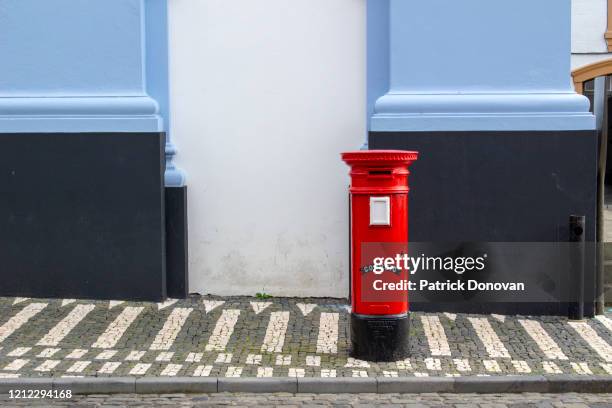 pillar box, terceira, azores, portugal - ilha terceira imagens e fotografias de stock