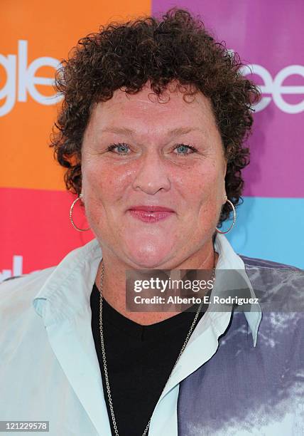 Actress Dot Marie Jones attends Fox's "Glee" Sing-A-Long event at Santa Monica High School on August 15, 2011 in Santa Monica, California.