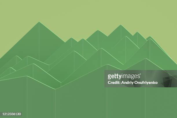 abstract multi colored curve chart - covid curve stock pictures, royalty-free photos & images