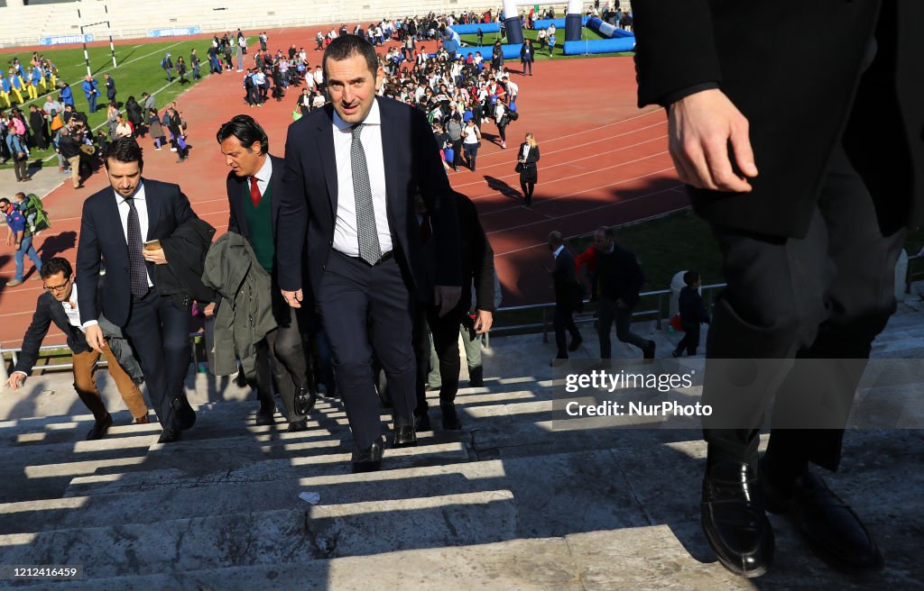 6 Nations 2020 - Minister Spadafora visits the Rome Rugby Village