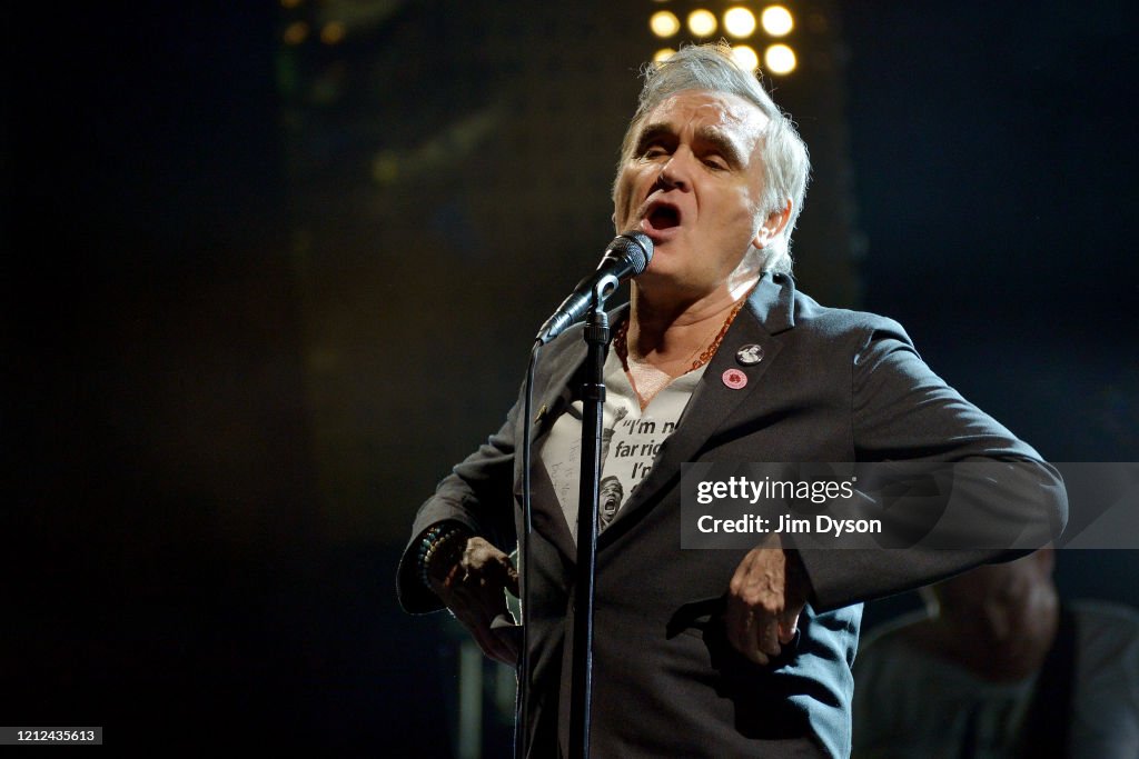 Morrissey Performs At Wembley Arena