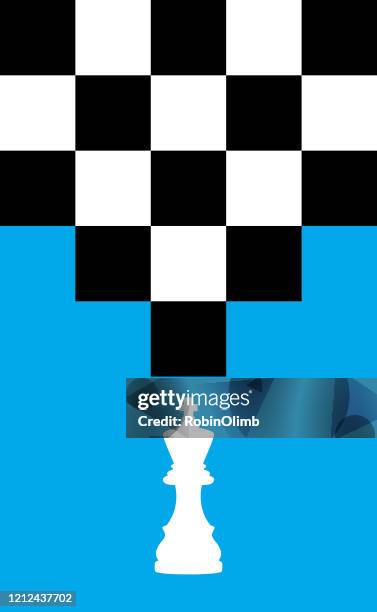 king and chess board - checkmate stock illustrations