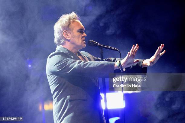 Morrissey performs at The SSE Arena, Wembley on March 14, 2020 in London, England.