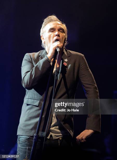 Morrissey performs at The SSE Arena, Wembley on March 14, 2020 in London, England.