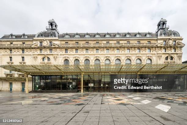 General view of the Orsay Museum which is closed until further notice, due to the Coronavirus Covid-19 outbreak. French Prime Minister Edward...