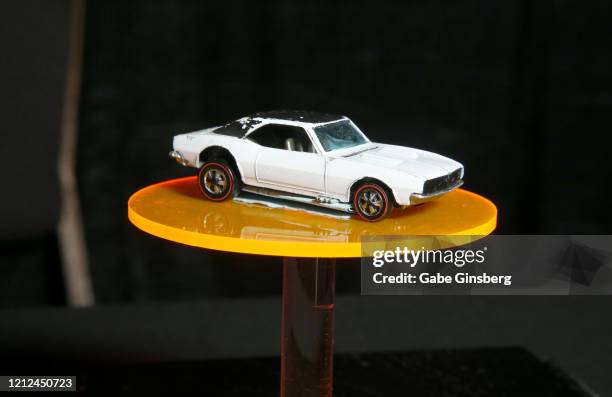 Hot Wheels 1967 Chevrolet Camaro Hong Kong prototype valued at an estimated $100,000 is displayed ToyCon 2020 at the Eastside Cannery Casino Hotel on...