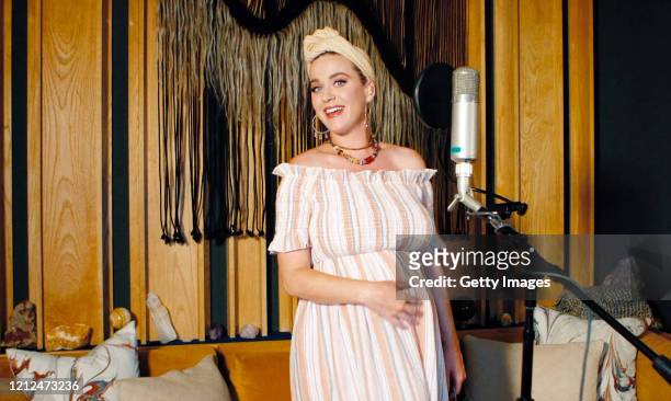 In this screengrab, Katy Perry performs during SHEIN Together Virtual Festival to benefit the COVID-19 Solidarity Response Fund for WHO powered by...