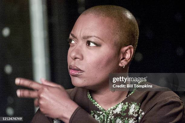 October 2: MANDATORY CREDIT Bill Tompkins/Getty Images Meshell Ndegeocello on October 2, 2001 in New York City.