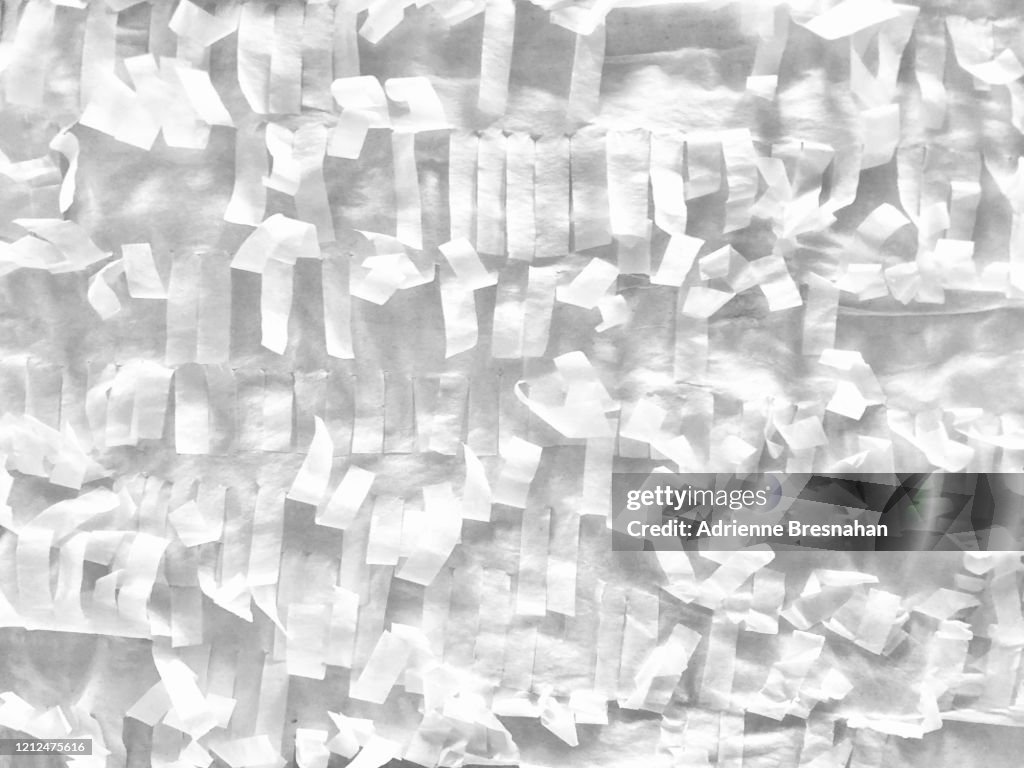 Shredded White Tissue Paper