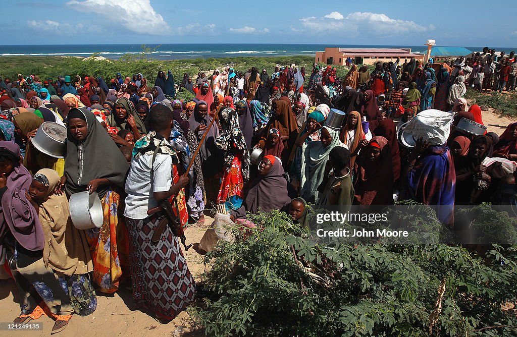 Somali Famine Refugees Seek Aid In Mogadishu