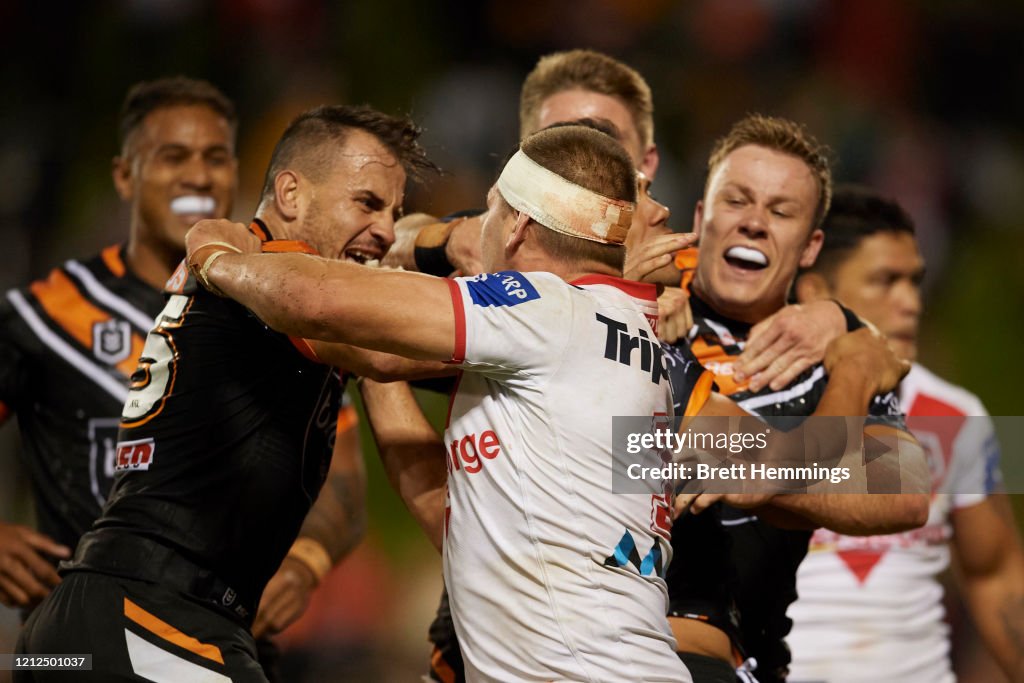 NRL Rd 1 - Dragons v Wests Tigers