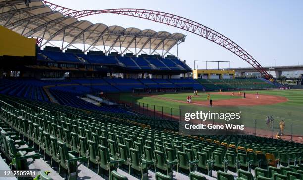 With the new policy ruled by CPBL,zero audiences can be at the court when the pre-season was play,only staff and reporter can be at the scene during...