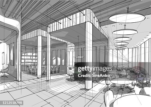 Illustration Of Interior Design High-Res Vector Graphic - Getty Images