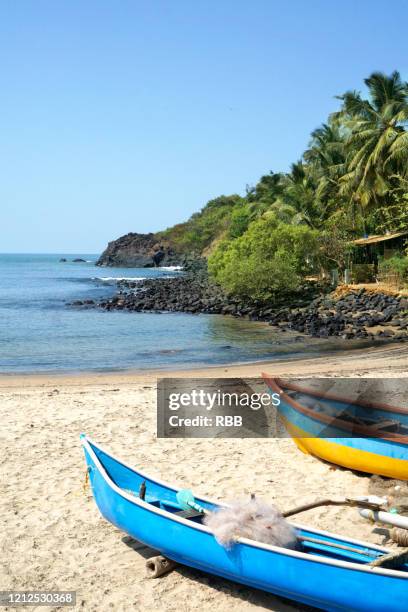 calm patnem beach - goa beach bildbanksfoton och bilder