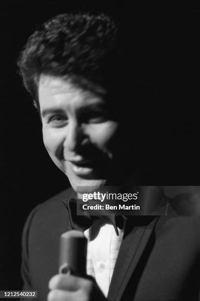 Eddie Fisher , American singer and actor, performing onstage, January 1960.