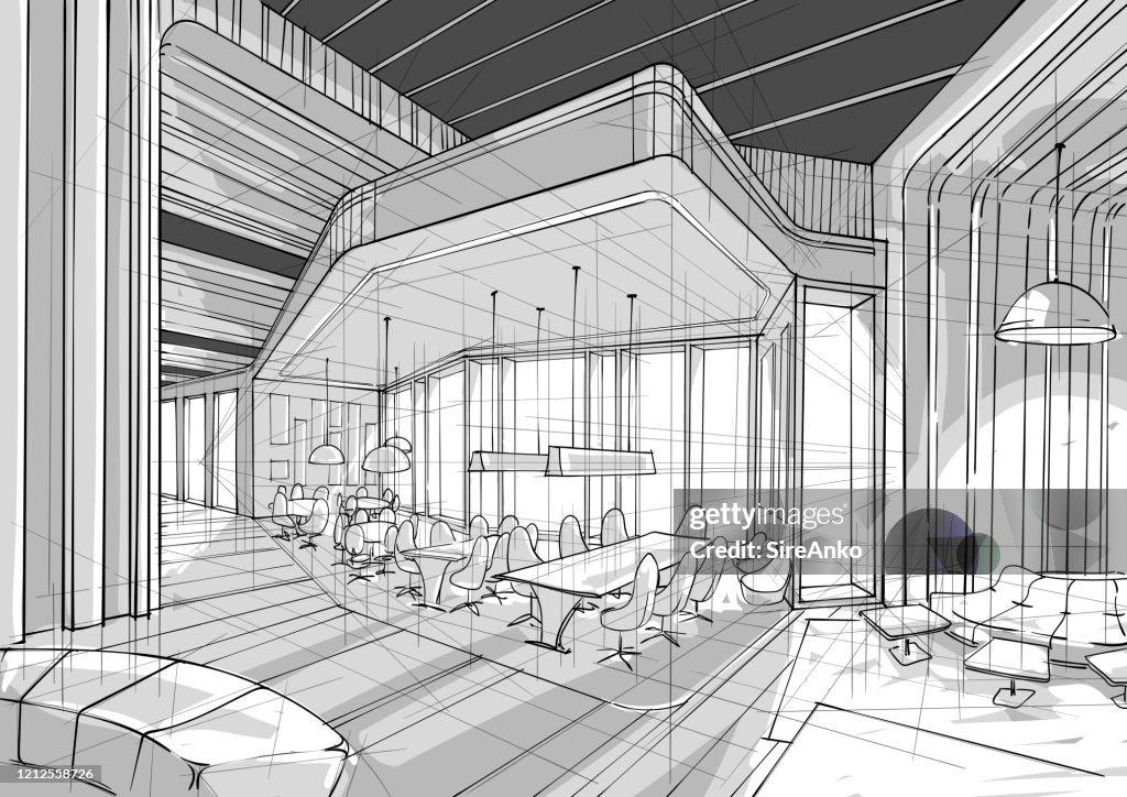 Illustration Of Interior Design High-Res Vector Graphic - Getty Images