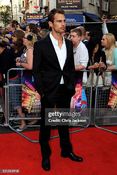 Theo James attends the world film premiere of The Inbetweeners Movie at Vue West End on August 16, 2011 in London, England.