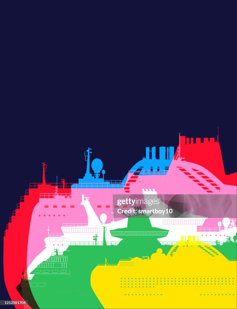 Ocean Liners or Luxury Cruise ships