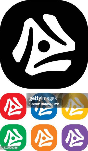 record adapter icon set 6 - record player white background stock illustrations