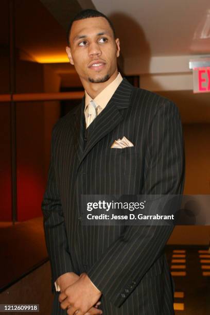 Brandon Roy seen in the hotel prior to the 2006 NBA Draft on June 28, 2006 at The Theater at Madison Square Garden in New York, New York. NOTE TO...