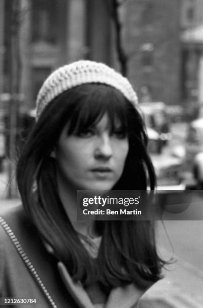 Cathy McGowan, British broadcaster and journalist, in London, April 3, 1966.