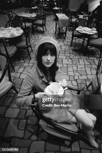 Cathy McGowan, British broadcaster and journalist, in London, April 3, 1966