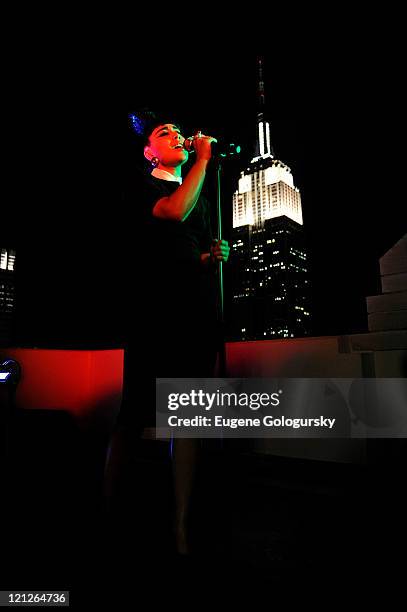 Singer Natalia Kills attends Gotham Organization's presentation of the 4th Annual Open A.I.R: Artist In Residence Summer Concert Series to benefit...