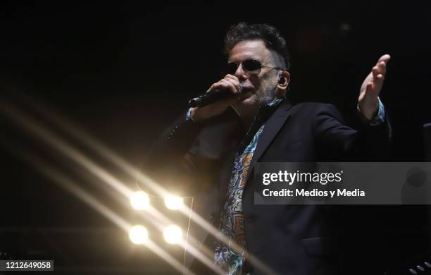 Andrés Calamaro performs on stage during the second day of Vive Latino 2020 at Foro Sol on March 15, 2020 in Mexico City, Mexico.