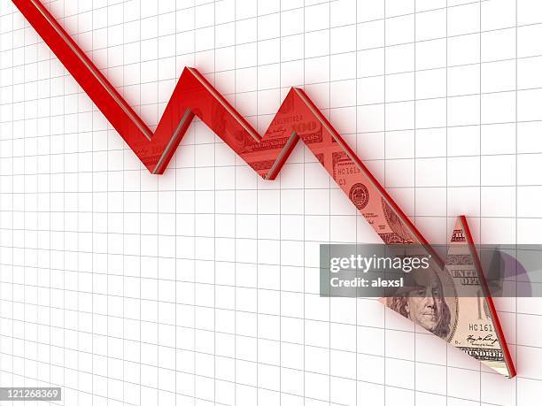 recession chart - deterioration stock pictures, royalty-free photos & images