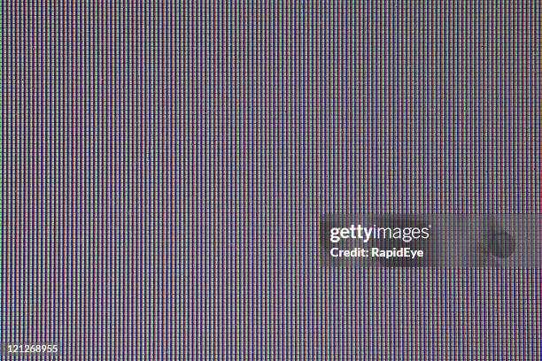 lcd pixel macro (xlarge) - grid texture stock pictures, royalty-free photos & images