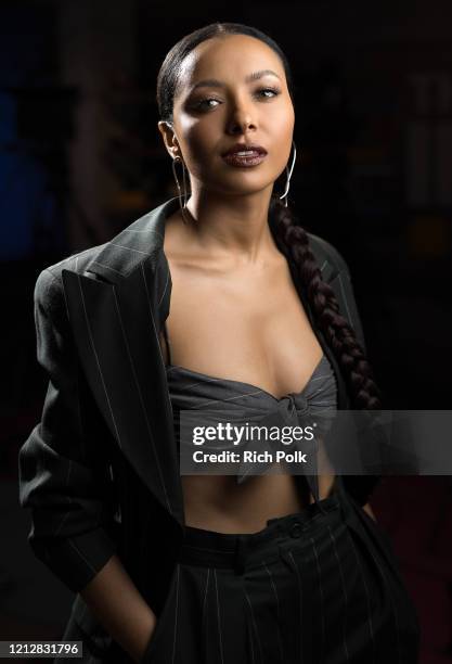 Kat Graham visit’s 'The IMDb Show' on March 11, 2020 in Santa Monica, California. This episode of 'The IMDb Show' airs on March 23, 2020.