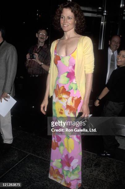 Actress Sigourney Weaver attends the HBO Television Special "Comic Relief VIII" to Benefit America's Homeless on June 14, 1998 at Radio City Music...