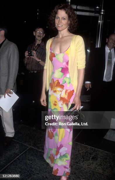 Actress Sigourney Weaver attends the HBO Television Special "Comic Relief VIII" to Benefit America's Homeless on June 14, 1998 at Radio City Music...