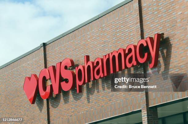 An image of the sign for the CVS Pharmacy as photographed on March 16, 2020 in Wantagh, New York.