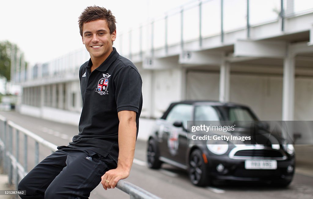 Image Tom Driver Tom Daley of Great Britain learns to drive on the MINI Drivers ...