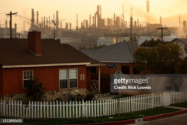 The Phillips 66 refinery looms over a Wilmington neighborhood where some long-time residents feel their health issues might stem from their proximity...